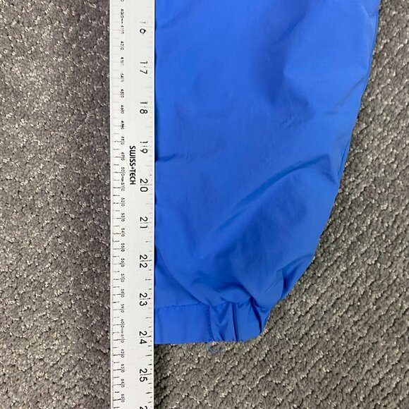LL Bean Fleece Lined Jacket Misses Large Blue Nylon Full Zip Up 9U894 9 U894 - Picture 15 of 15